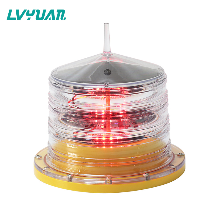 Solar Powered LED Low intensity Type A/B Single Aviation Obstruction light