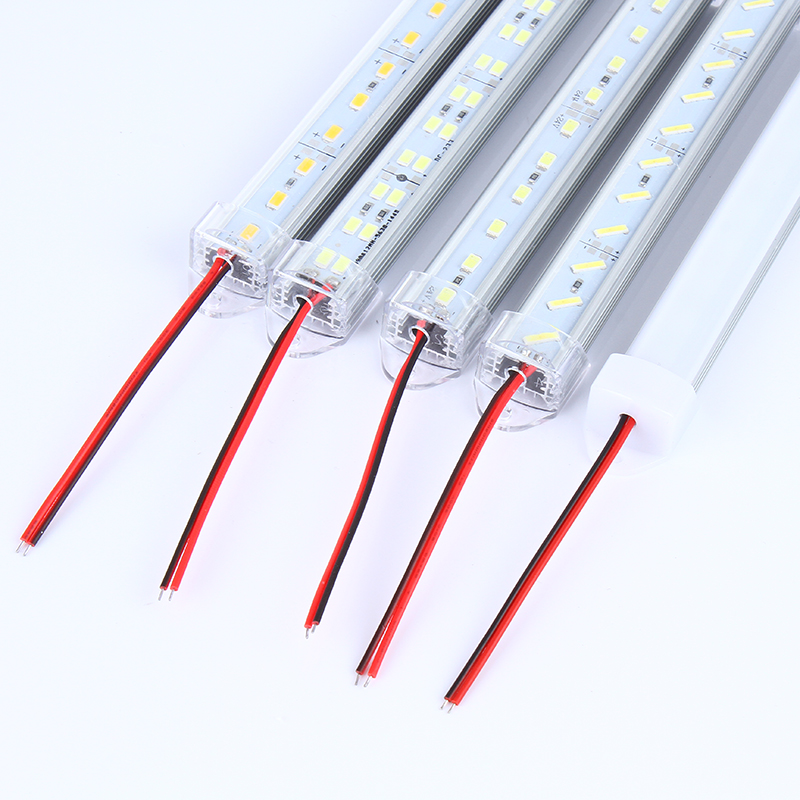 PCB 10mm 11mm 12mm 20mm led strip light V shape/90 degree anodized aluminum led profiles with