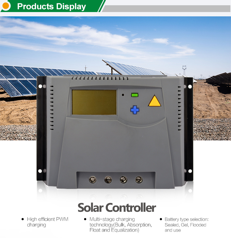 Customized 30a 20a 10a pwm manual solar panel charger controller