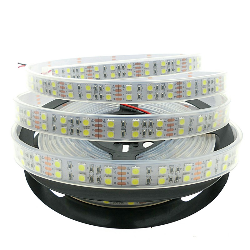 5050 double row/two row 12v led strip rgbw 28.8w, warm white+white,RGB+w flexible led strip light