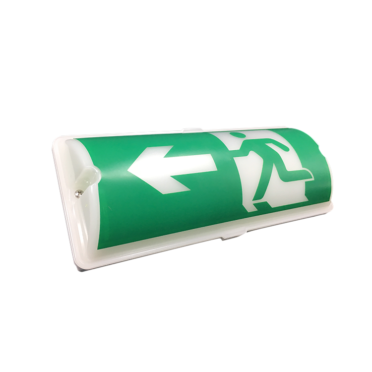 Hot Sale Maintained Running Man Emergency Metal Arrow Exit Sign