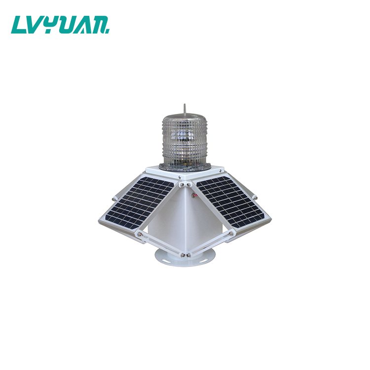 5-10 NM GPS sync solar buoy marine lantern signal led light