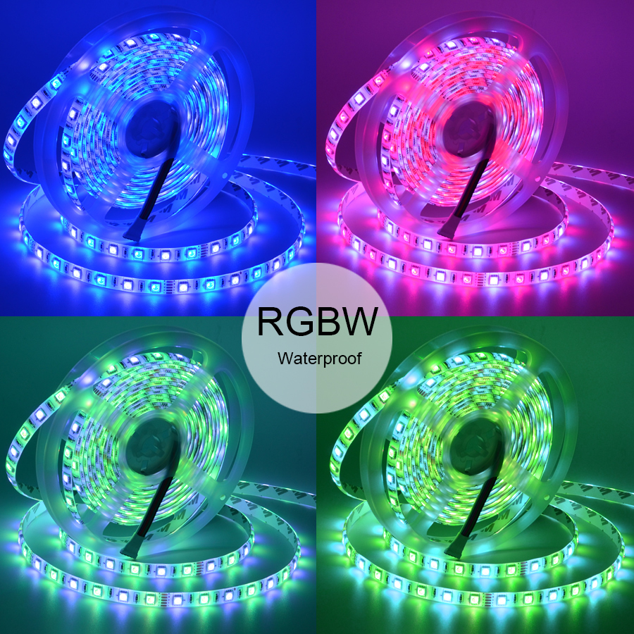 5m 12v RGB LED Strip 5050 SMD Waterproof Flexible LED Backlight TV Kit