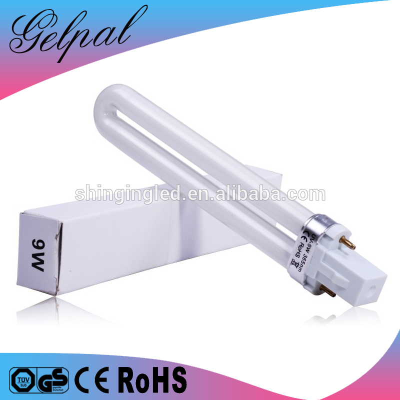 Hot New Professional Electronic 4pcs 9W Nail Dryer UV Lamp Light Bulb Tube Replacement Art Nail Polish Manicure