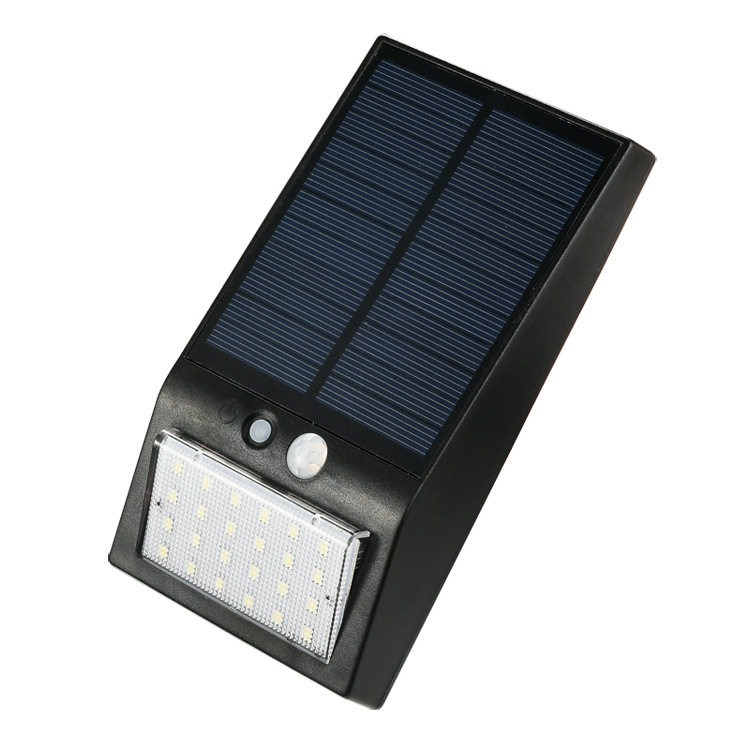 Portable Big size Solar panel IP65 24LED Solar Light home with PIR sensor