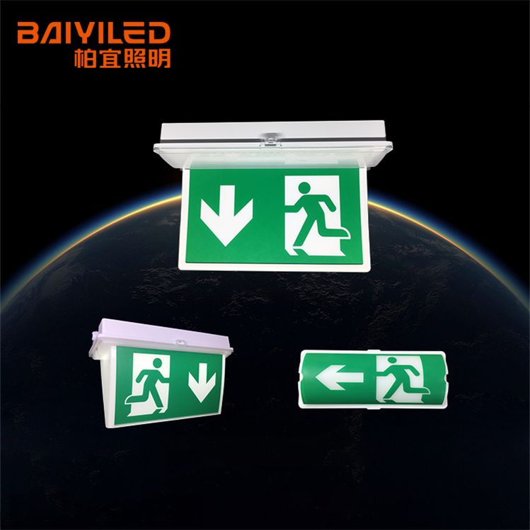 Aluminum Safty Sign Escape Factory Price Led Emergency Light Mini Exit