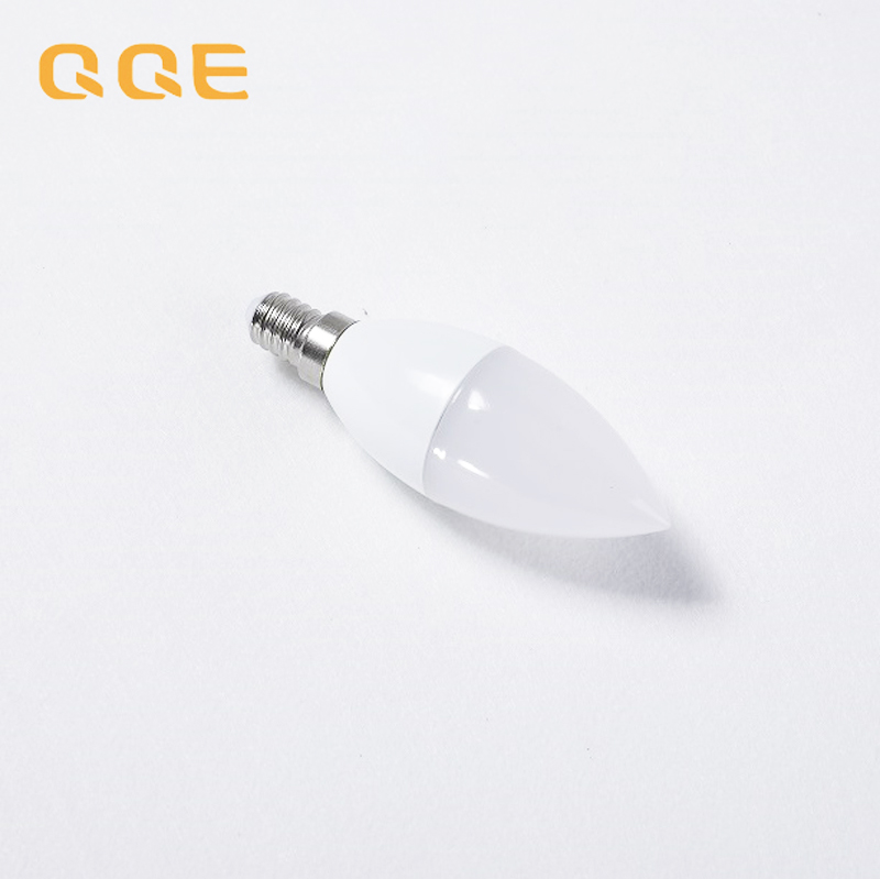 Wholesale aluminum with plastic SMD 2835 LED 3w 5w e14 candle led lamp