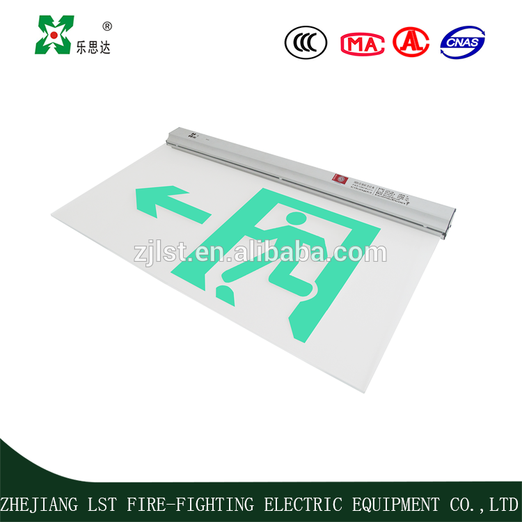 Glass Refracting Lamp LED Emergency exit sign board