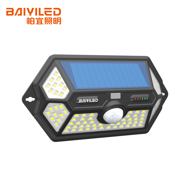 Stone Metal Garden Led Solar Power Lantern