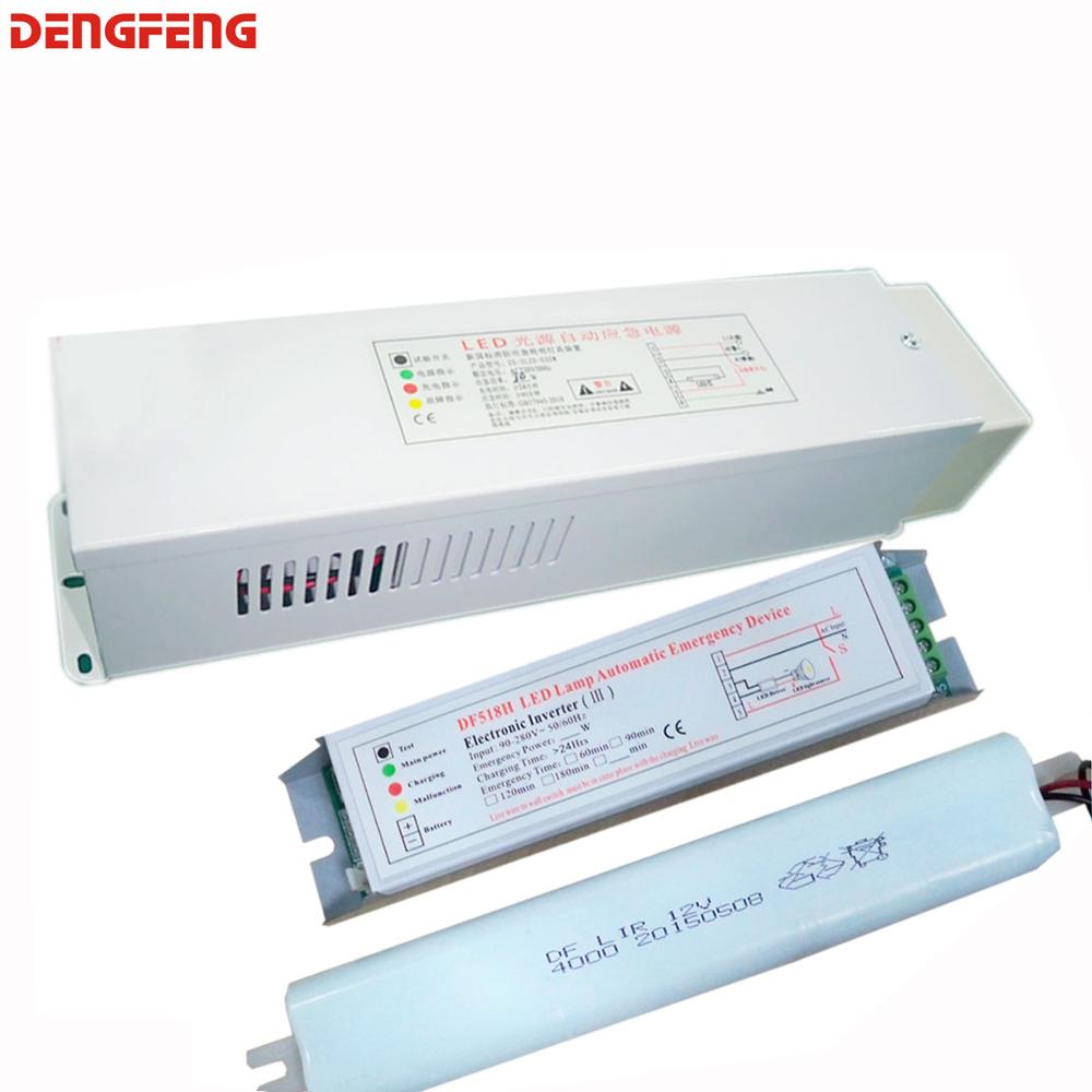 led emergency power kit with led emergency inverter kit for power 45W 0.5hours for