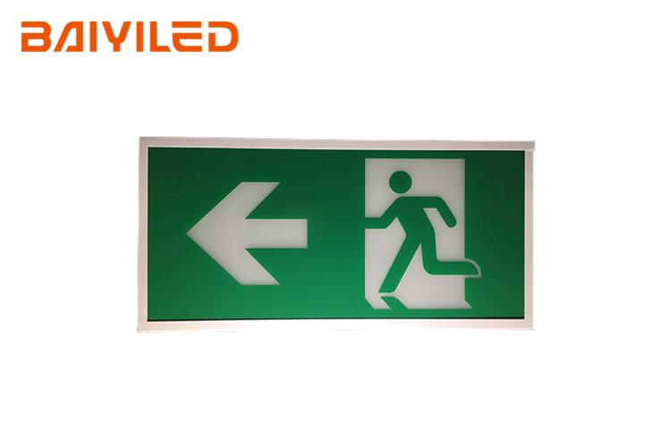 Light Emergency 220V Recessed And Building Exit Sign Board
