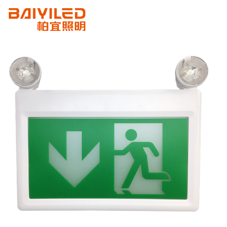 Night Entrance-exit Sign Led Bulb Emergency Light Plug In