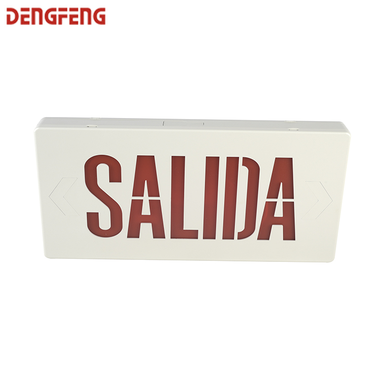 Salida Double Side Rechargeable Exit Lighting Led Emergency Light