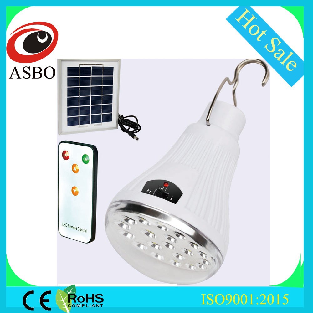 LED Bulb Type and PET Material Solar Camping Lantern