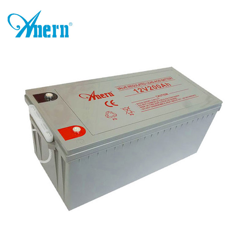 Anern agm deep cycle 2v battery solar 2000w