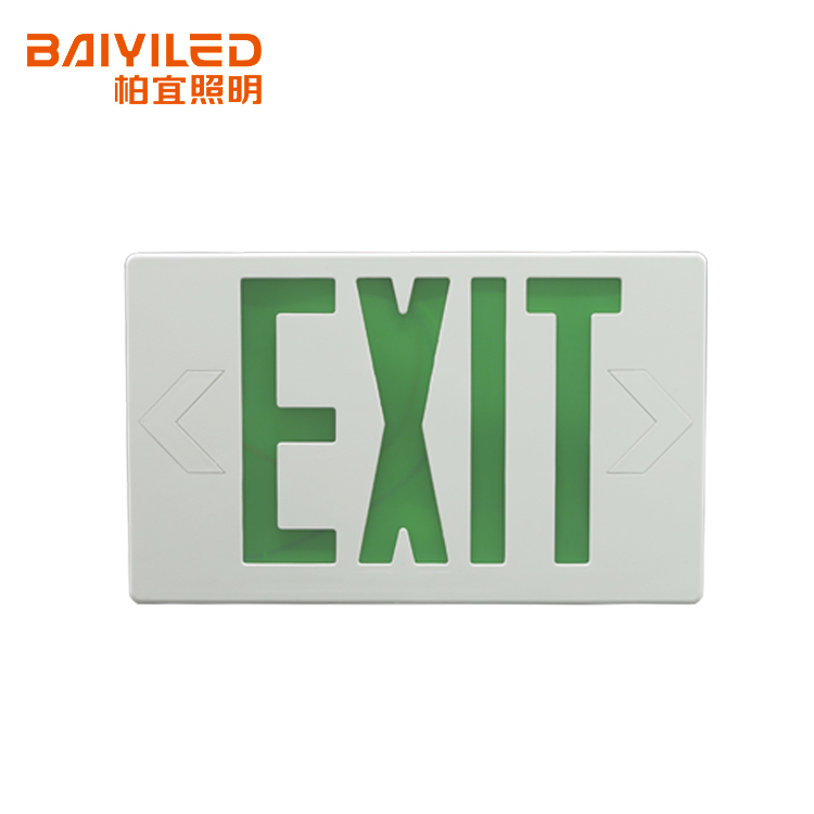 Factory direct supplier edge lit exit sign