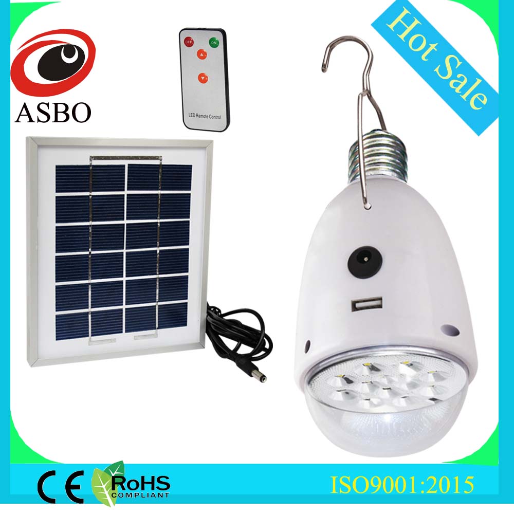 solar led light ABS Plastic for people without electricity