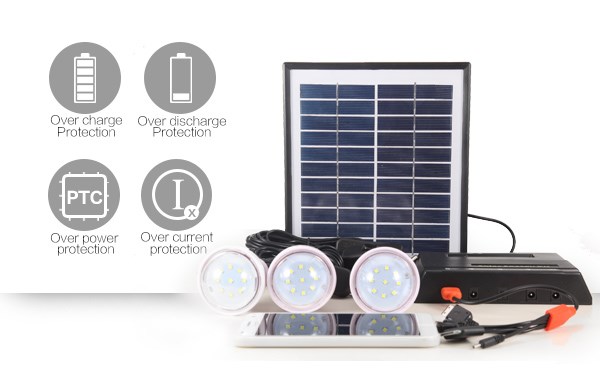 Hot selling high working 20w solar off grid system