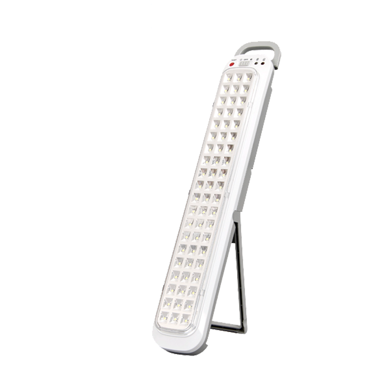 New white 60 SMD vertical LED rechargeable emergency lights for office buildings