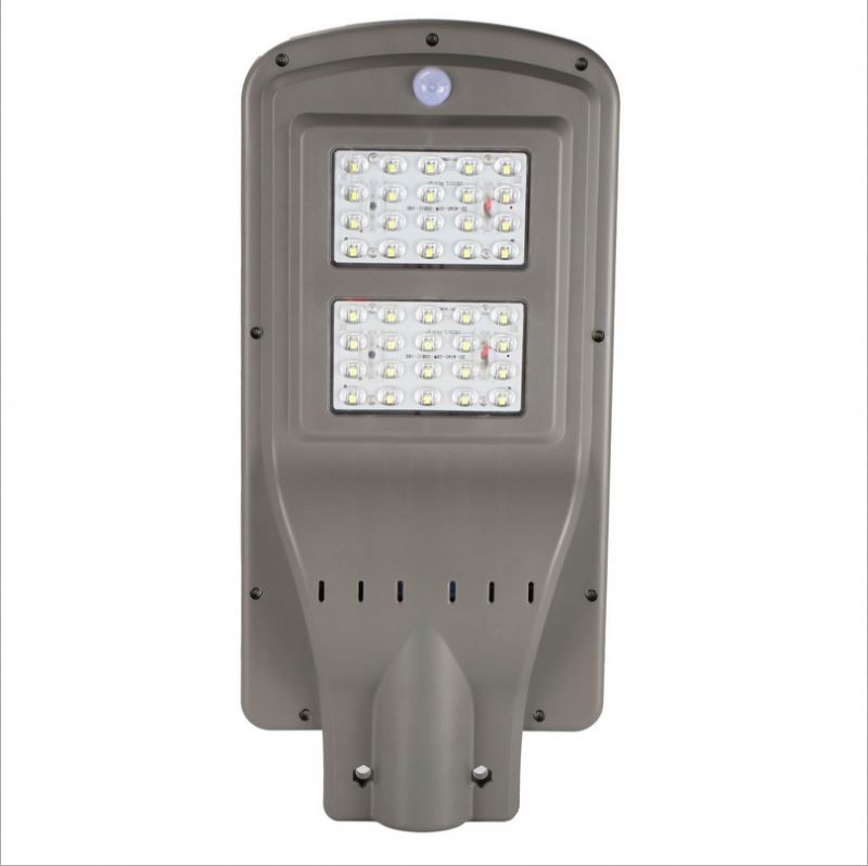 60W LED Solar Street Light Over 105 lm/w All in One LED Solar Post Light Solar Pole Light