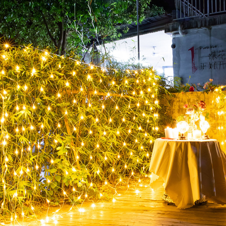 Hight quality Twinkl Wed Decor Solar Fairi Light Net