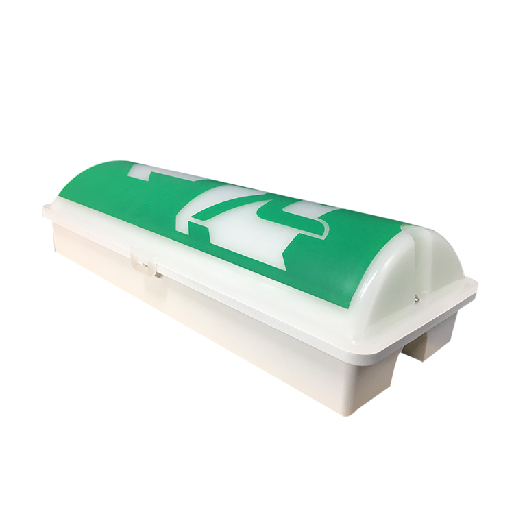 China Luminous Single Side Emergency Exit Sign In Green