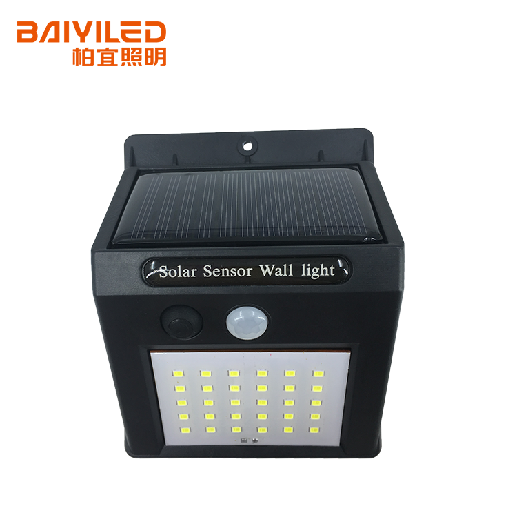 Lamp Mount Waterproof Bulkhead Solar Outdoor Wall Light