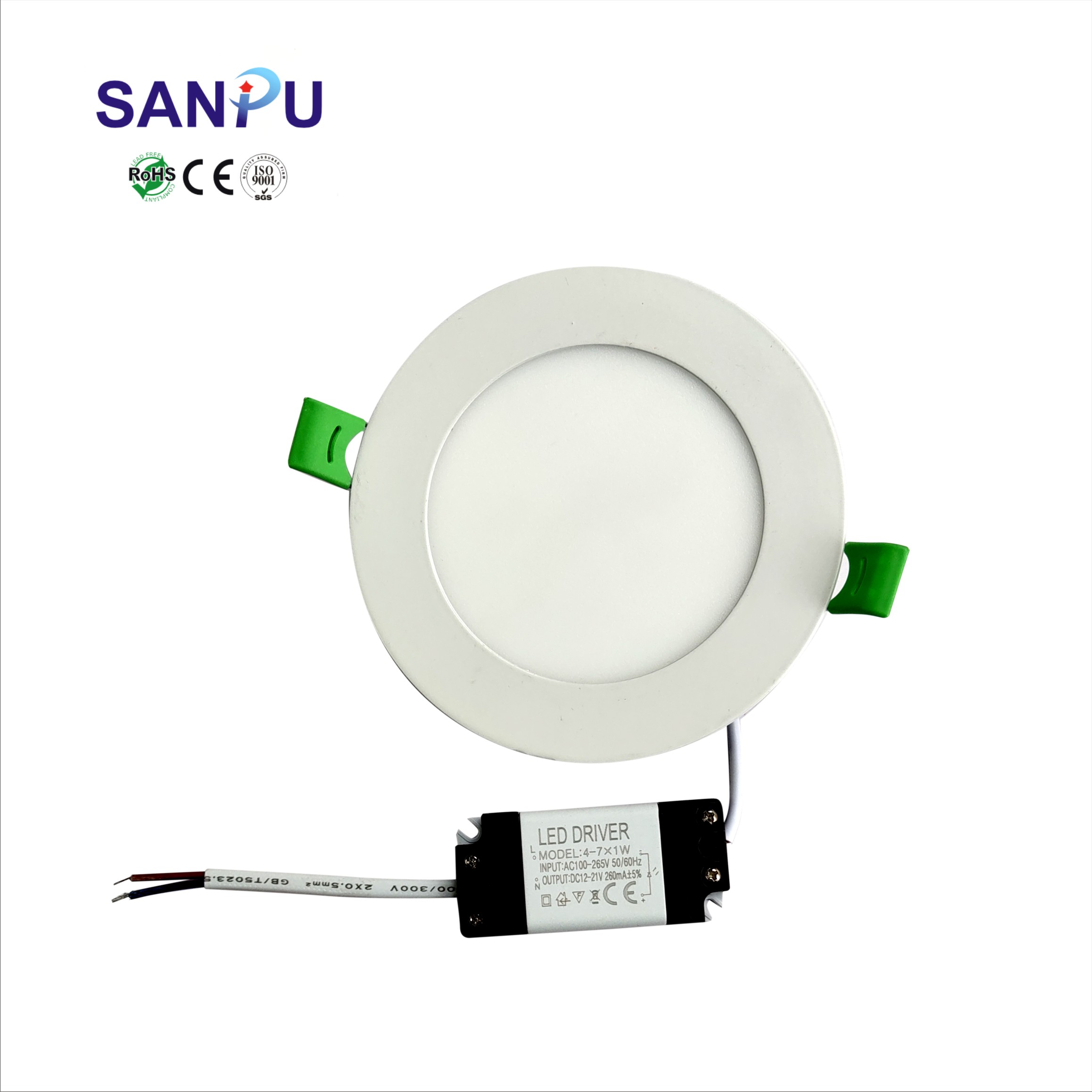 hot sale Round LED Recessed Ceiling Light indoor panel light 12w 15w 18w 24w