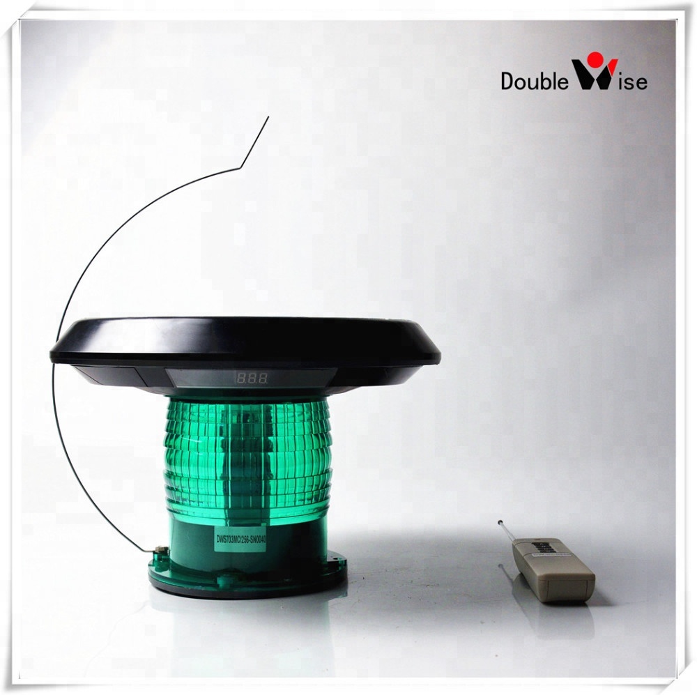 Doublewise 7~10NM Solar IALA Flashing LED Marine Navigation Lantern