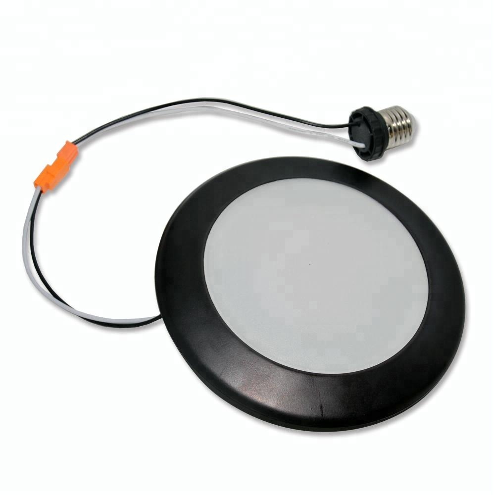 White Integrated LED J-Box Or Recessed Can Mounted Led Disk Light Trim, led disk light home 5000k