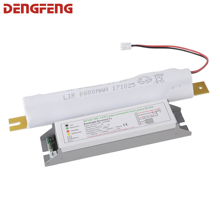 LED emergency power supply DF168-30H emergency kit for 18W led  light (temergency ballast +battery)