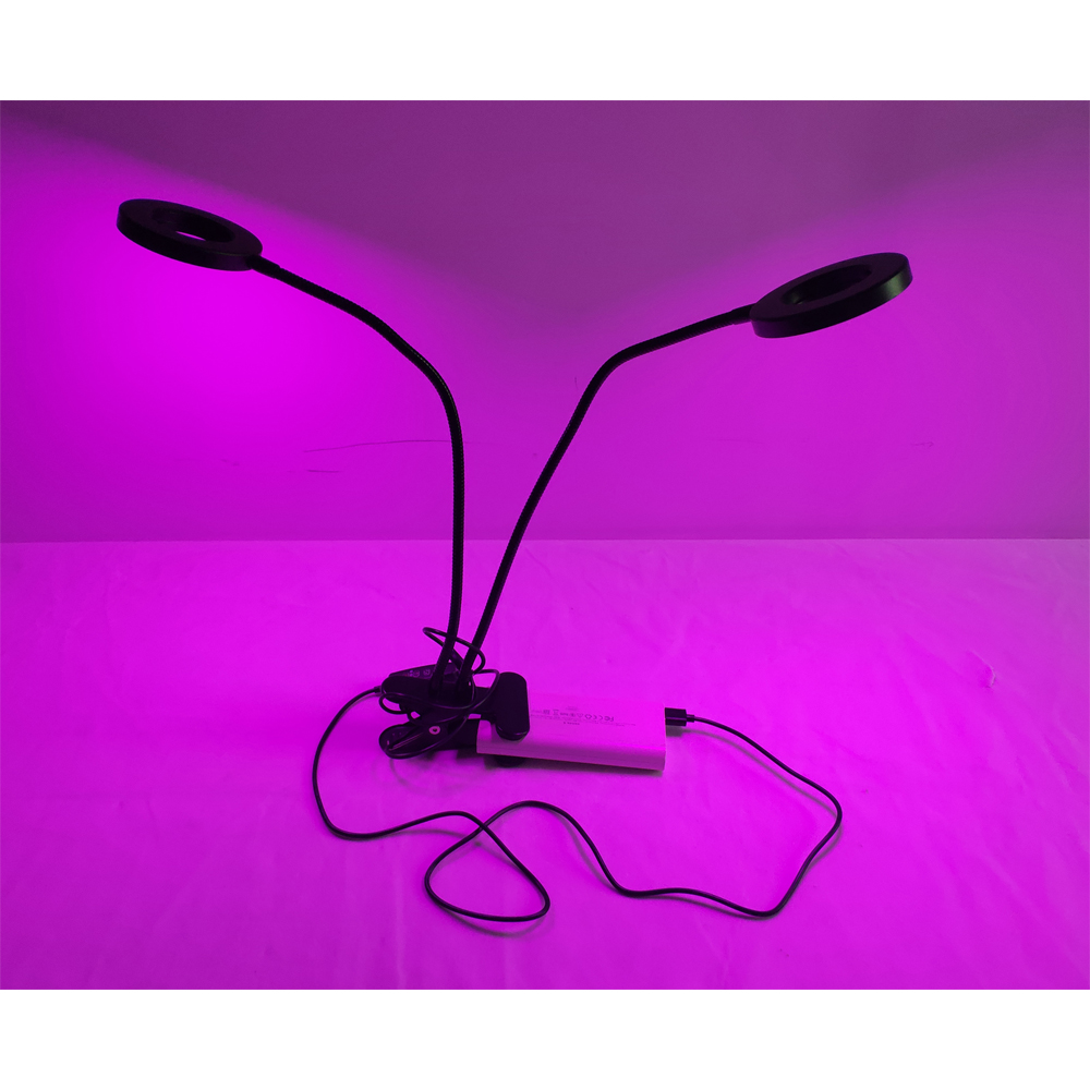 Led Grow Light with 360 Degrees Flexible Lamp for Indoor or Desktop Plants Holder Clip LED Plant Growth Light