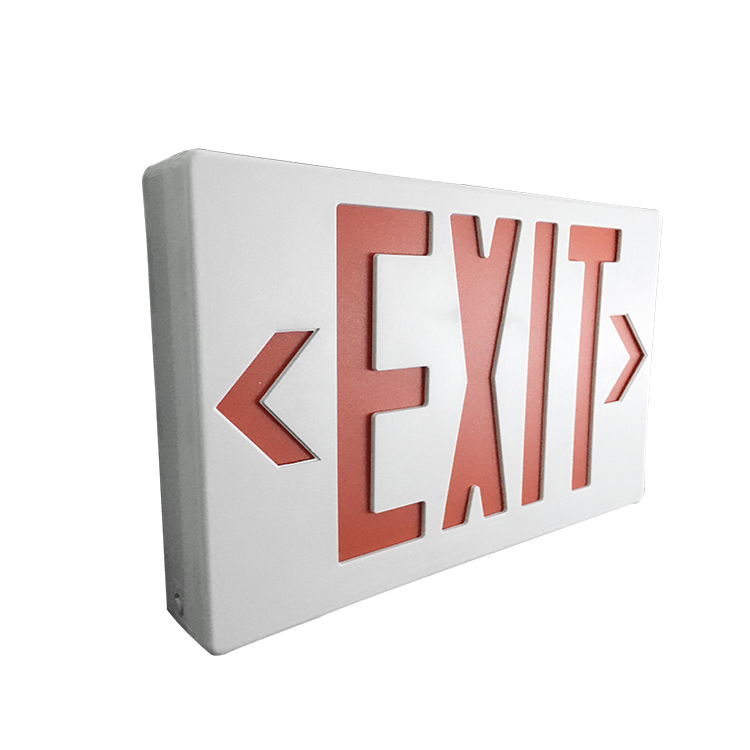 Home Metal Led Right Embedded Installationled Emergency Exit Sign Light