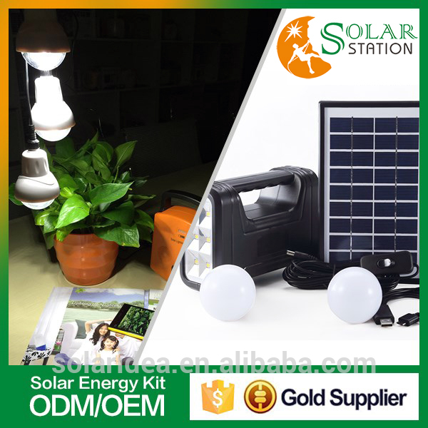 Factory price green power solar lighting system for indoor