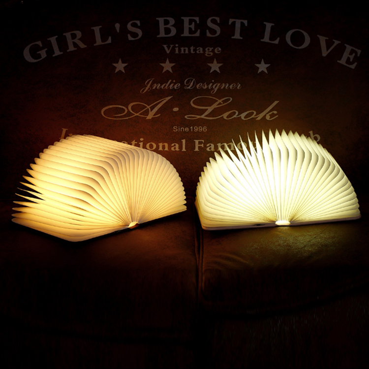 2019 Promotional High Quality Led Folding Book Lamp
