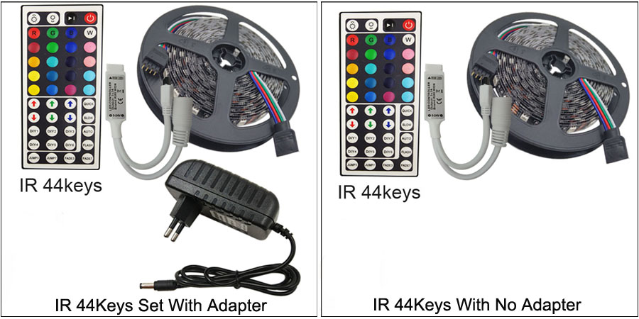 DC 12V 24V SMD 5050 Outdoor Waterproof 5050 rgb led strip /led strip light controller with dimmer