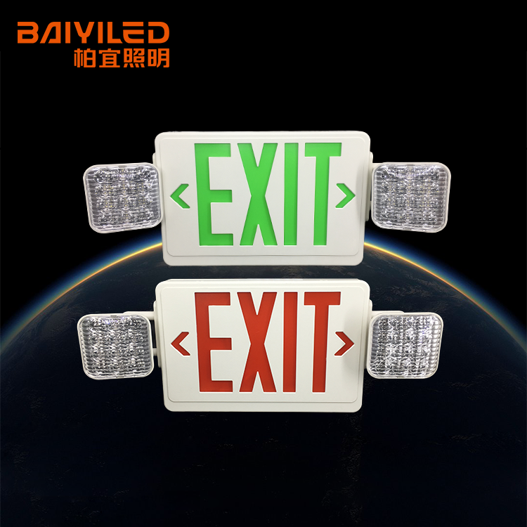 Acrylic Exit Sign Board Lighting Commercial Led Running Man Evacuation Light