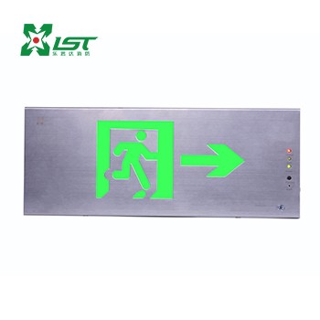 LST  model 118 double sided hot sale  led emergency exit sign light  for plaza