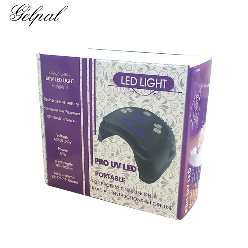 Free shipping Gelpal 60w nail gel lamp