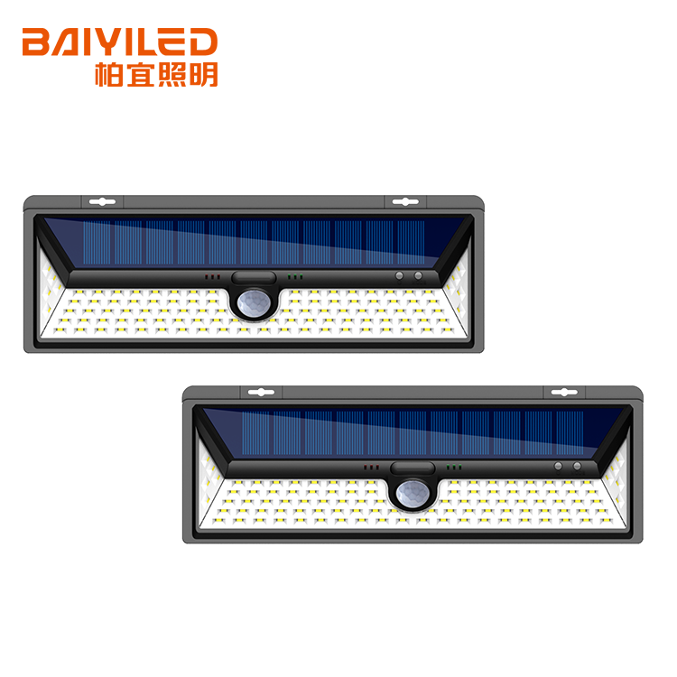 Security Lamp Solar Sensor Motion Wall Light