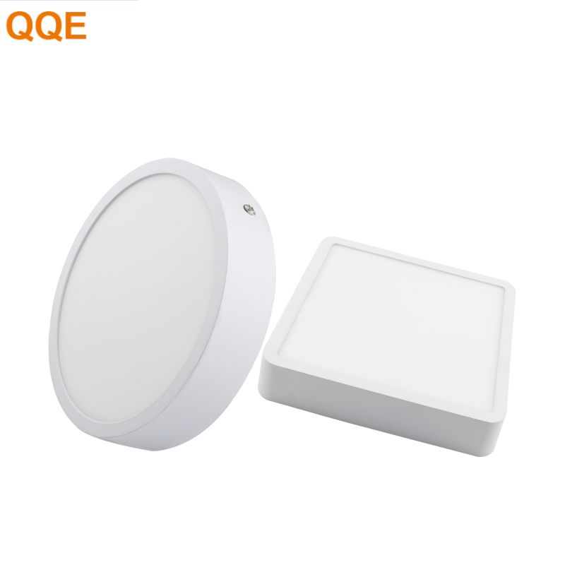 China led light Surface mounted led panel light 3W 6W 12W 18W 24W round and square panel light