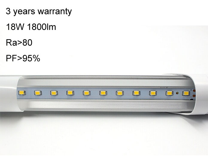 CE RoHS smd2835 chip 120cm t8 led tube