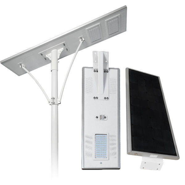 Made in china battery powered 80w solar bajaj led street light