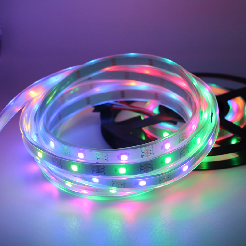 Digital Full Color 5m 144 Pixel/m 2812b 5050 2812 led strip lights DC5V 3 years warranty