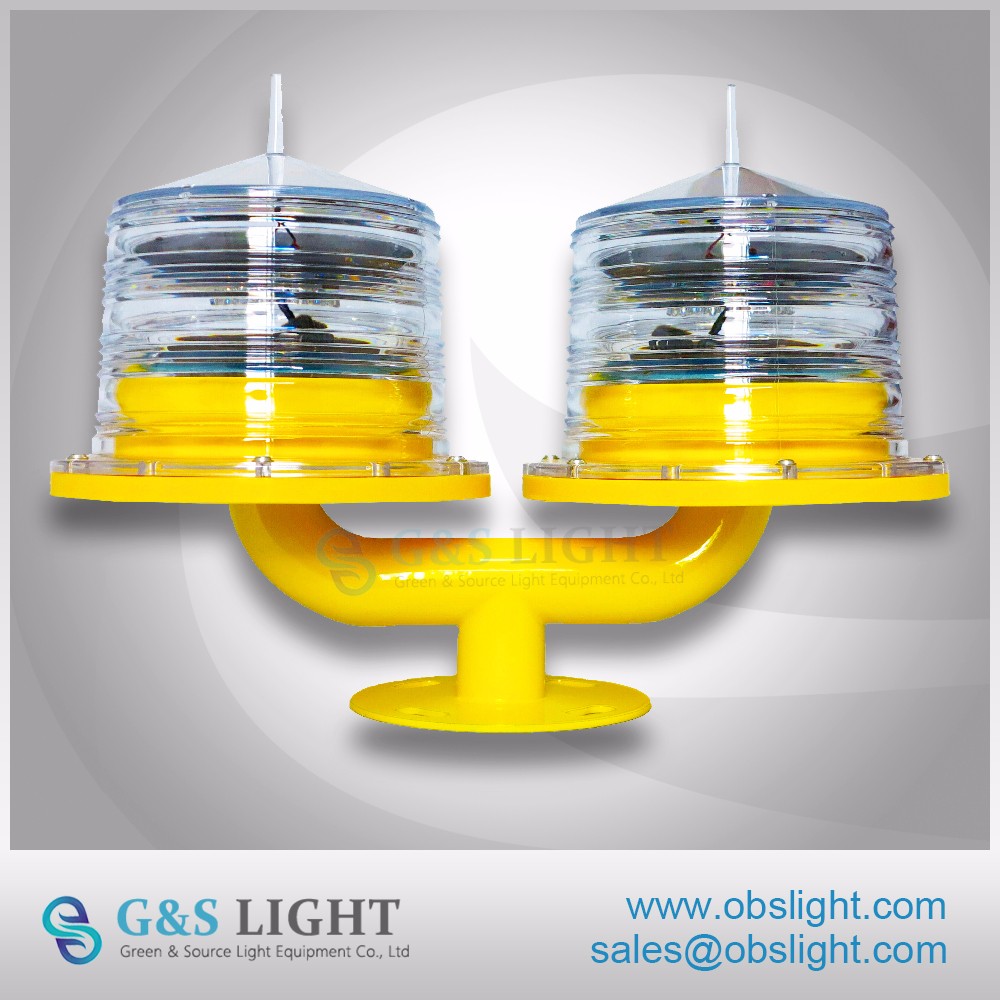 High Quality Super Bright Waterproof Powerful Solar Powered Aviation obstacle light