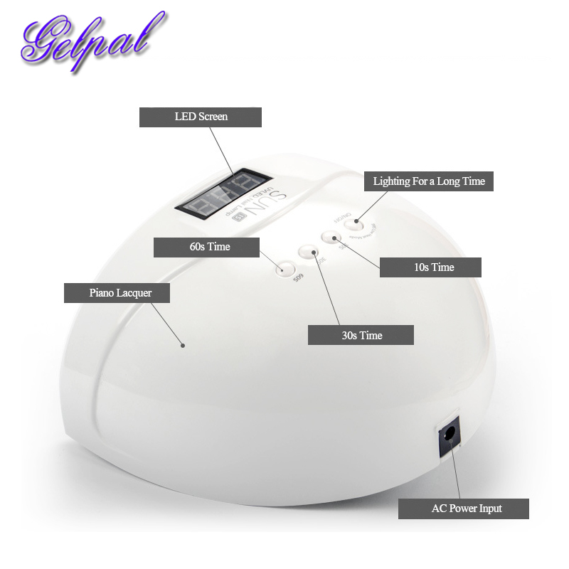 The factory sells the high quality directly GelPal electric led uv nail lamp ccfl 48watt