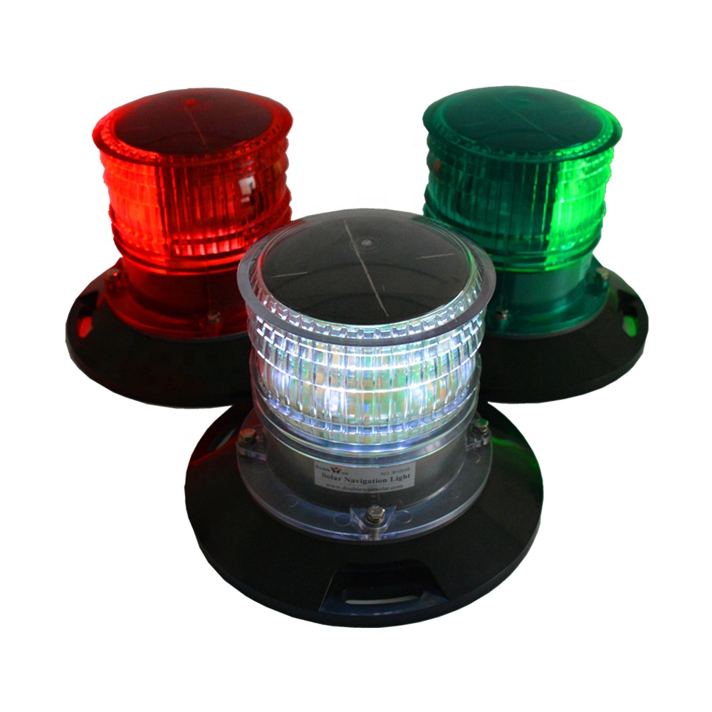 Doublewise Solar Powered LED marine Ship navigation warning light