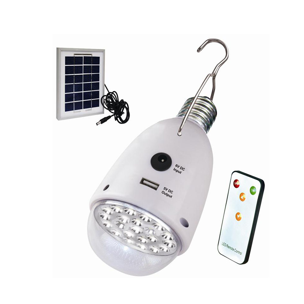 Solar Power System With LED Lantern