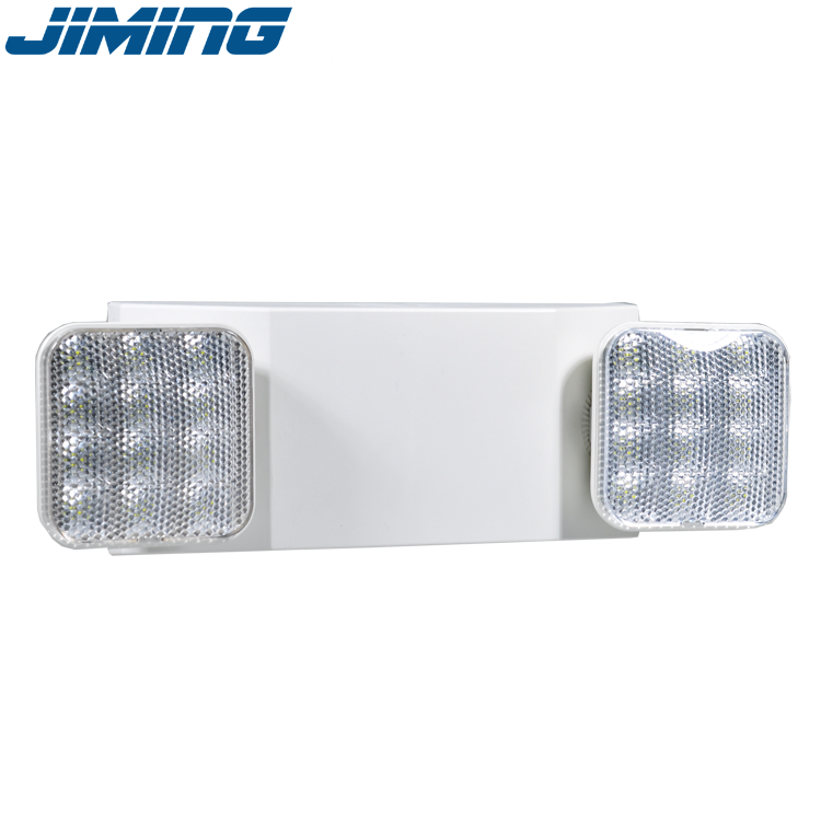 JIMIING -UL LISTED Twin Spot EMERGENCY LED LIGHT JLEU9 dp led rechargeable emergency light