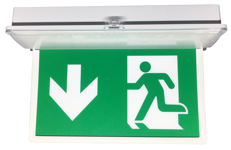 Lampara De Emergenci Light Sign Exit Wet Location Led Emergency Lighting Unit